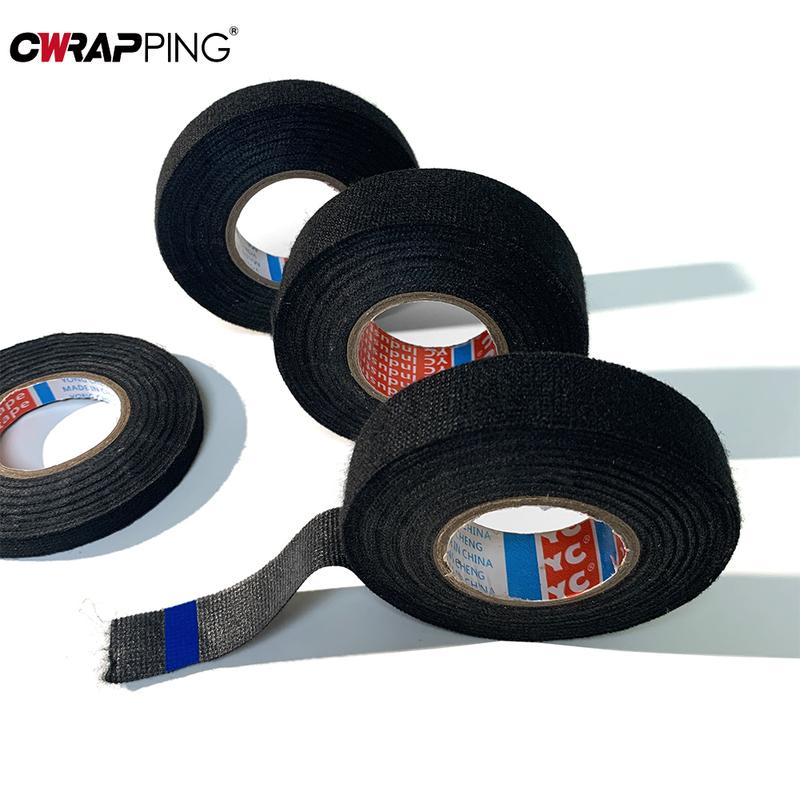 Car Adhesive Tape Wiring Harness Anti Rattle DIY High Temperature Resistance Self-Adhesive Felt Tape for Moto Auto Accessories