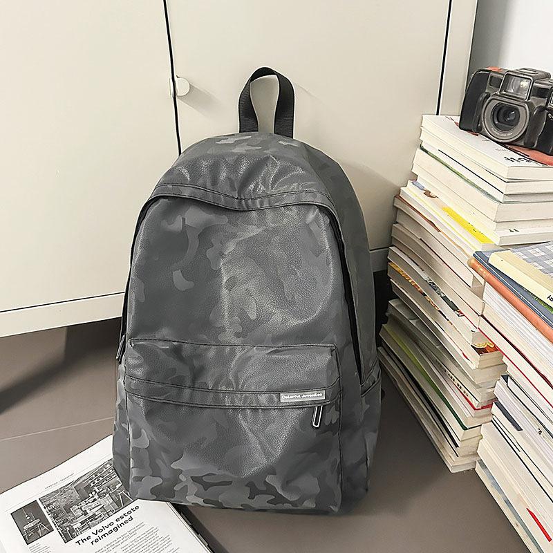 Schoolbag Backpack Men's 1011 New Casual Large Capacity Travel Bag Computer Backpack Junior High School Student School Bag