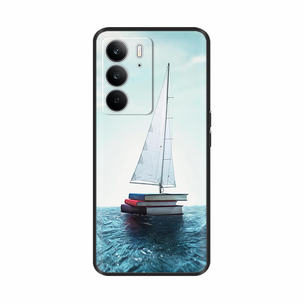Für Realme 14x 5G Hülle Mode Blume Cartoon Weiches Silikon Rückabdeckung Für Oppo Realme 14x 5G 14 X Handyhüllen Schutzhüllen