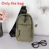 Simple Color Solid Neutral Children Shoulder Bag Chest Bag  For Boys Girls And