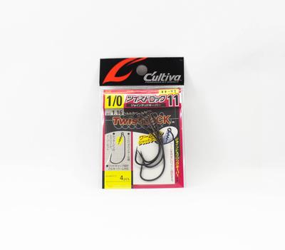 Owner TL-11 Twist Lock Jointed Keeper Worm Hook Size 1/0 (6284)