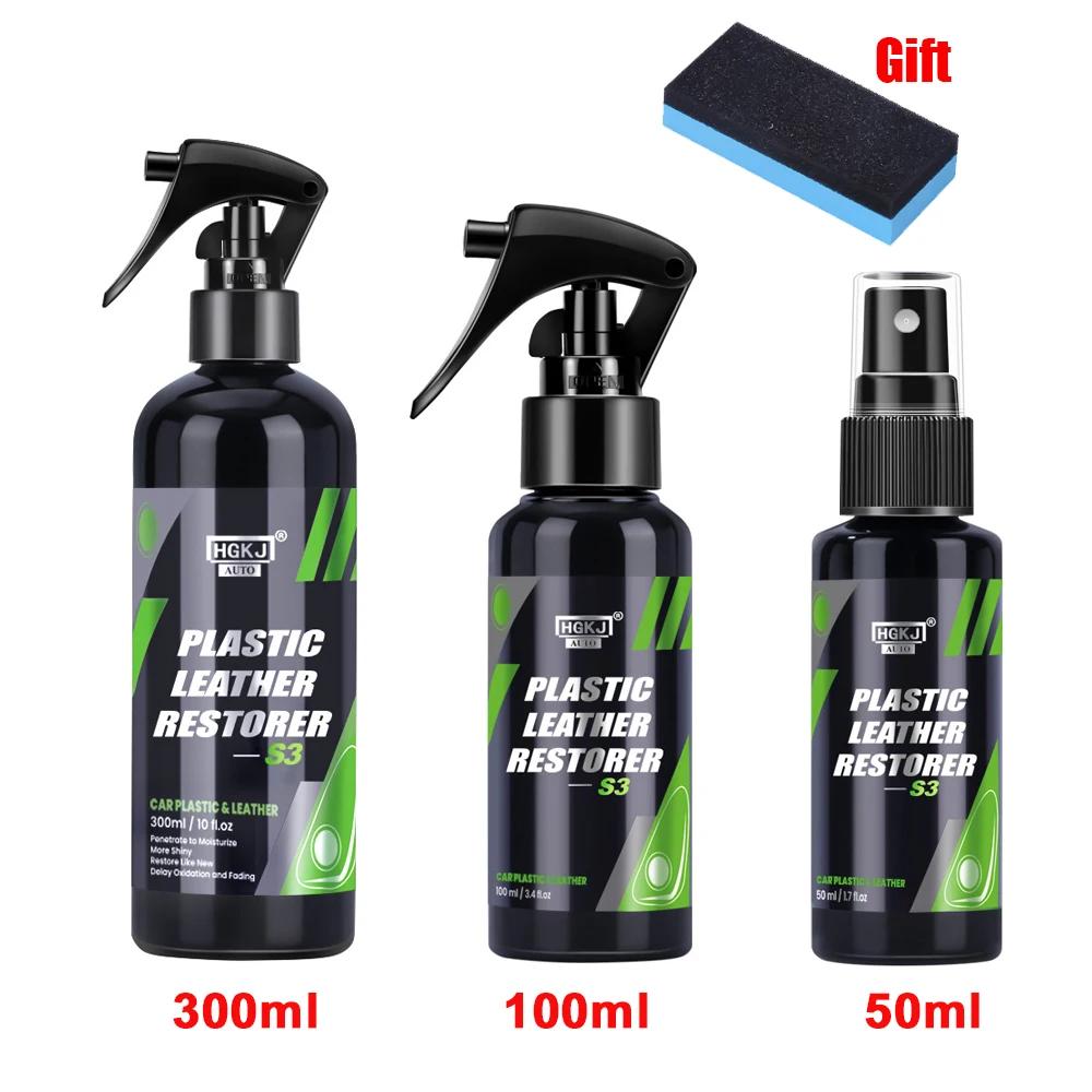 Motorcycle Plastic Restorer Back To Black Gloss Cleaning Kit Plastic Leather Repair Auto Polish And Repair Coating Renovator