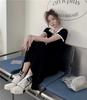 2026 Summer Polo Collar Knit Dress - Women's Slimming A-line Short Sleeve Long Dress