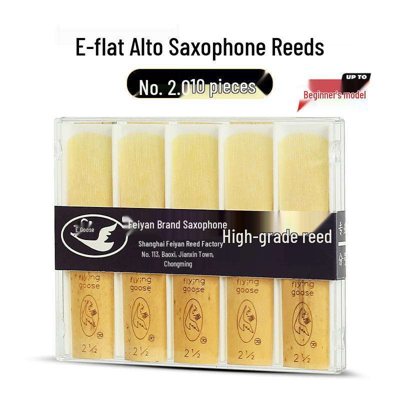Feiyan Saxophone & Clarinet Reeds for Alto, Soprano, Tenor (Strength 2.0/2.5/3.0)