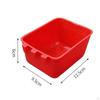 10 Pcs Bird Cage Feeder Tray Bath Tub