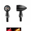 Motorcycle Turn Signals Retro Red Yellow Two-color Led Turn Signal Kit 8mm Mounting Bolt Rear Mini
