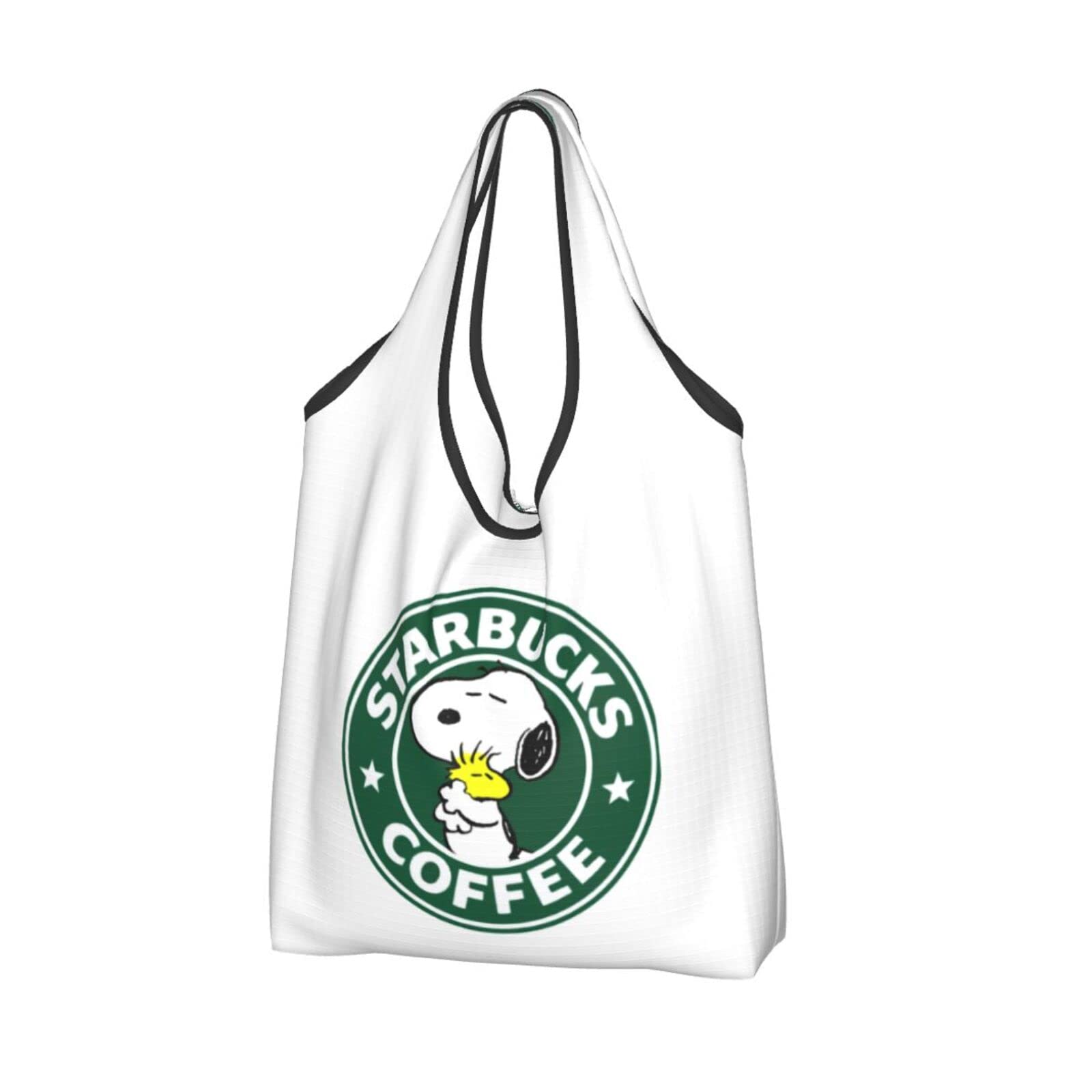 

Snoopy Eco Bag Large Capacity Folding Eco Bag Shopping Bag Popular Lightweight Waterproof Shopping Bag Stylish Multifunctional Tote Bag Shopping Bag