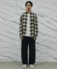 SIGNATURE Single-Pleat Corduroy Wide Pants [Black]