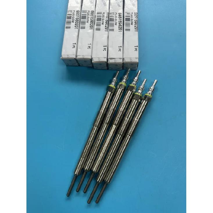 

5PC Glow Plug 6651590201 For Ssangyong Rexton Rodius/Stavic D27