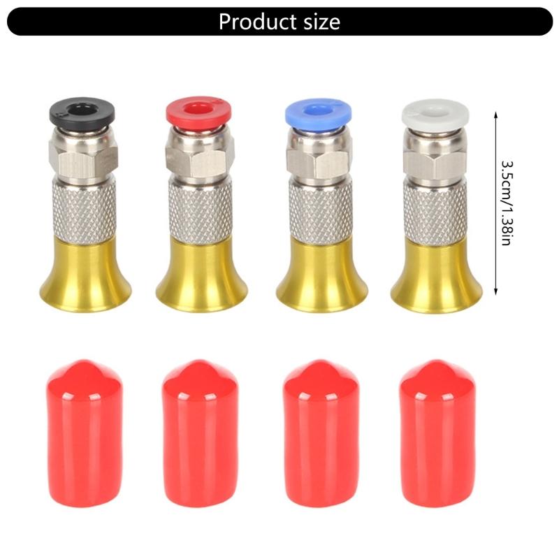 PC4 Pneumatic Fittings Kit Highly Temperature Resistant For 3D Printer Accessory Stable Material Feeding