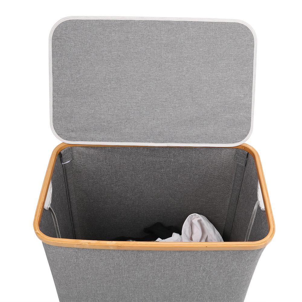 Japanese-Style Laundry Basket: Simple Storage Bin for Toys & Clothes, Imitation Hemp Design