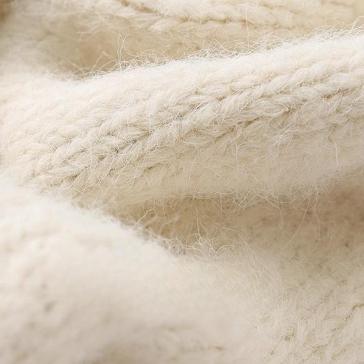 Balaclava Autumn and Winter Women's Thickened Warm Ear Protection Neck Scarf Integrated Knitted Woolen Hat