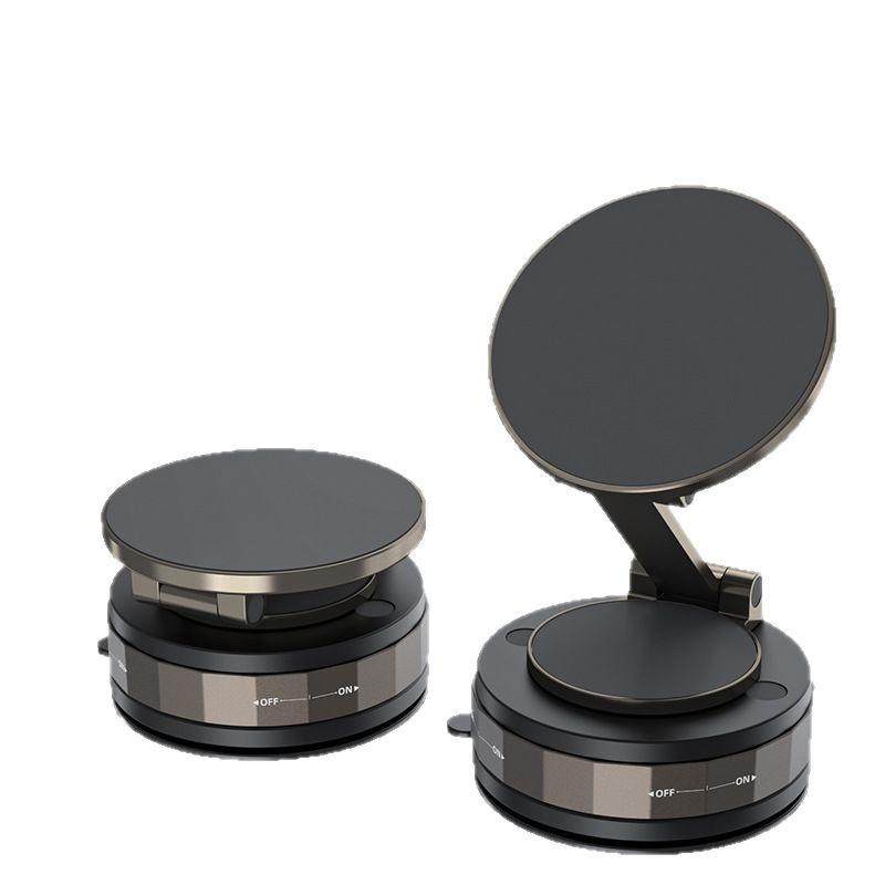

Folding Suction Cup Type Rotating Car Mobile Phone Holder Car Dashboard Magnetic Desktop Holder чёрный