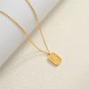 18K Gold Plated Pearls Chain Star Pendant Necklace Sturdy Stainless Steel Waterproof Jewelry Accessory for Women