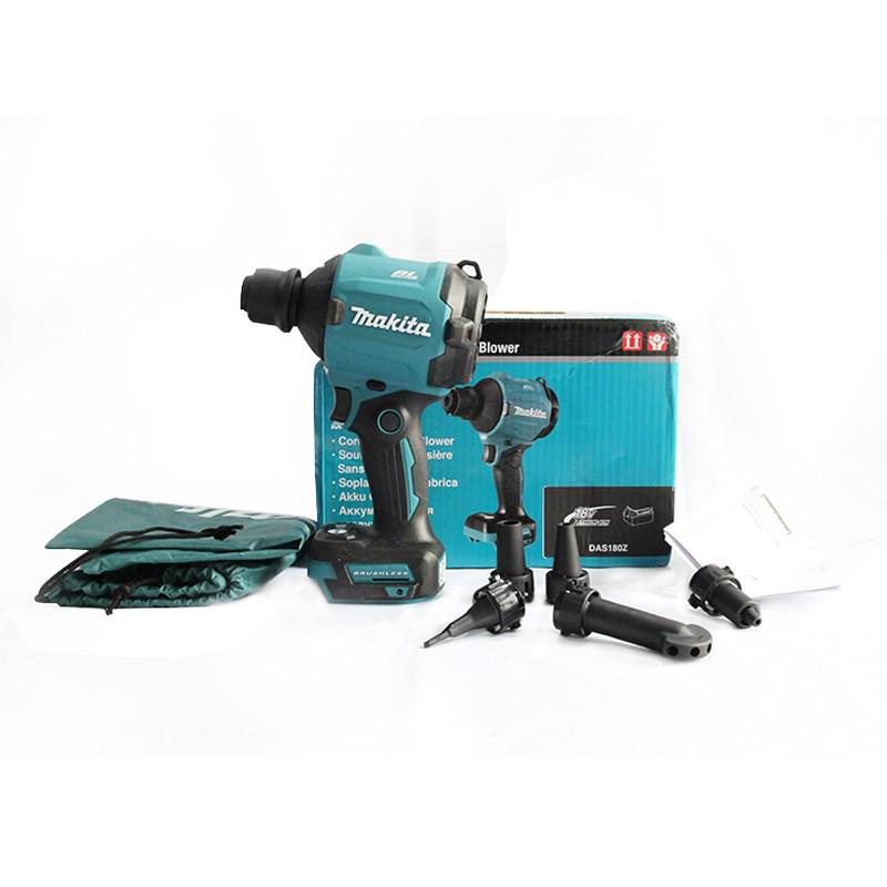 Makita DAS180 18 V bürstenloser kabelloser Druckluftstaubsauger und -bläser
