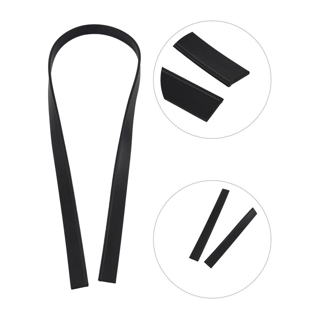 Window Glass Squeegee Refills Replacement Squeegee Rubber Window Shower Bathroom Cleaner Part Glass Cleaning Tools Accessories