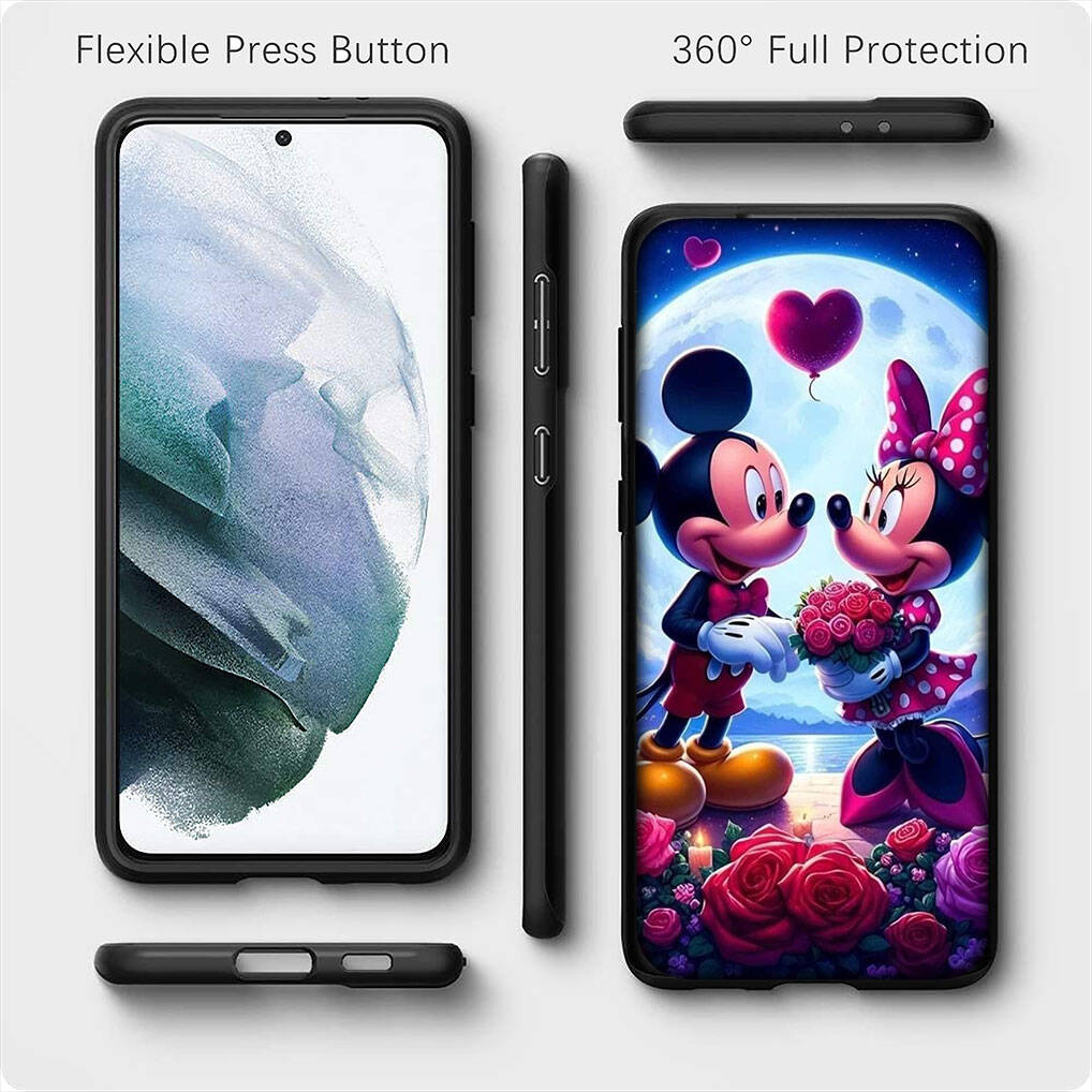 for iPhone 17 16 15 Xiaomi Poco F7 F8 X7 X6 C85 C75 C71 M8 Redmi Note 14 13 12 11 Pro Max 14C 13C 15C A4 Case Minnie Cartoon Mickey Cute Mouse Cover