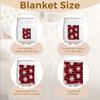 2026 Happy Christmas Flannel Blanket 3D Printed Blanket For Home Camping Nap Leisure Blankets Christmas Gifts For Home Decor