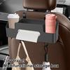 Headrest Cup Holder Multifunctional Modern Backseat Cup Holder For Car Storage Rack Tissue Holder With Hook Automotive Headrest