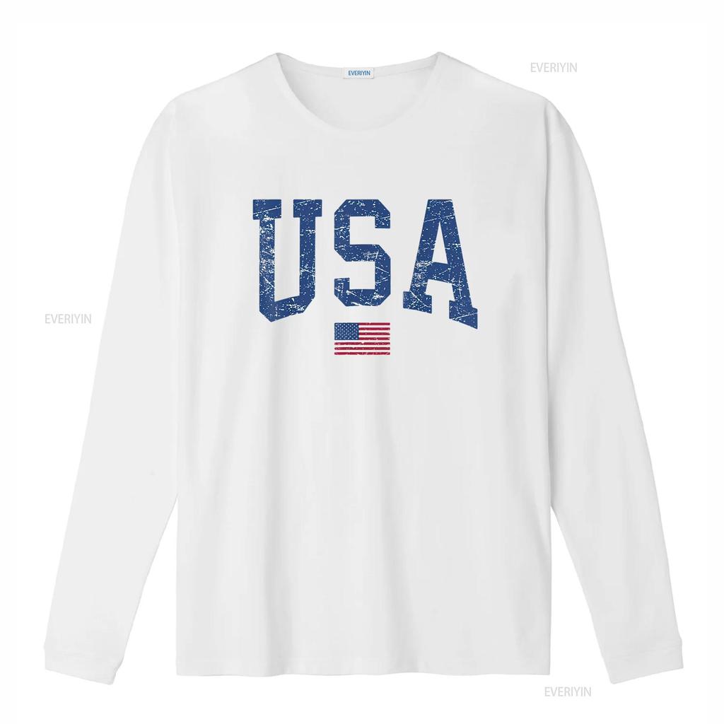 USA T Shirt Women Patriotic American Flag Distressed Vintage Washed Designer Clothes Streetwear Graphic Fashion Casual Stylish