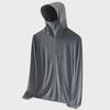 Men's Summer Hooded Ice Silk Sun Protection Windbreaker for Outdoor Fishing