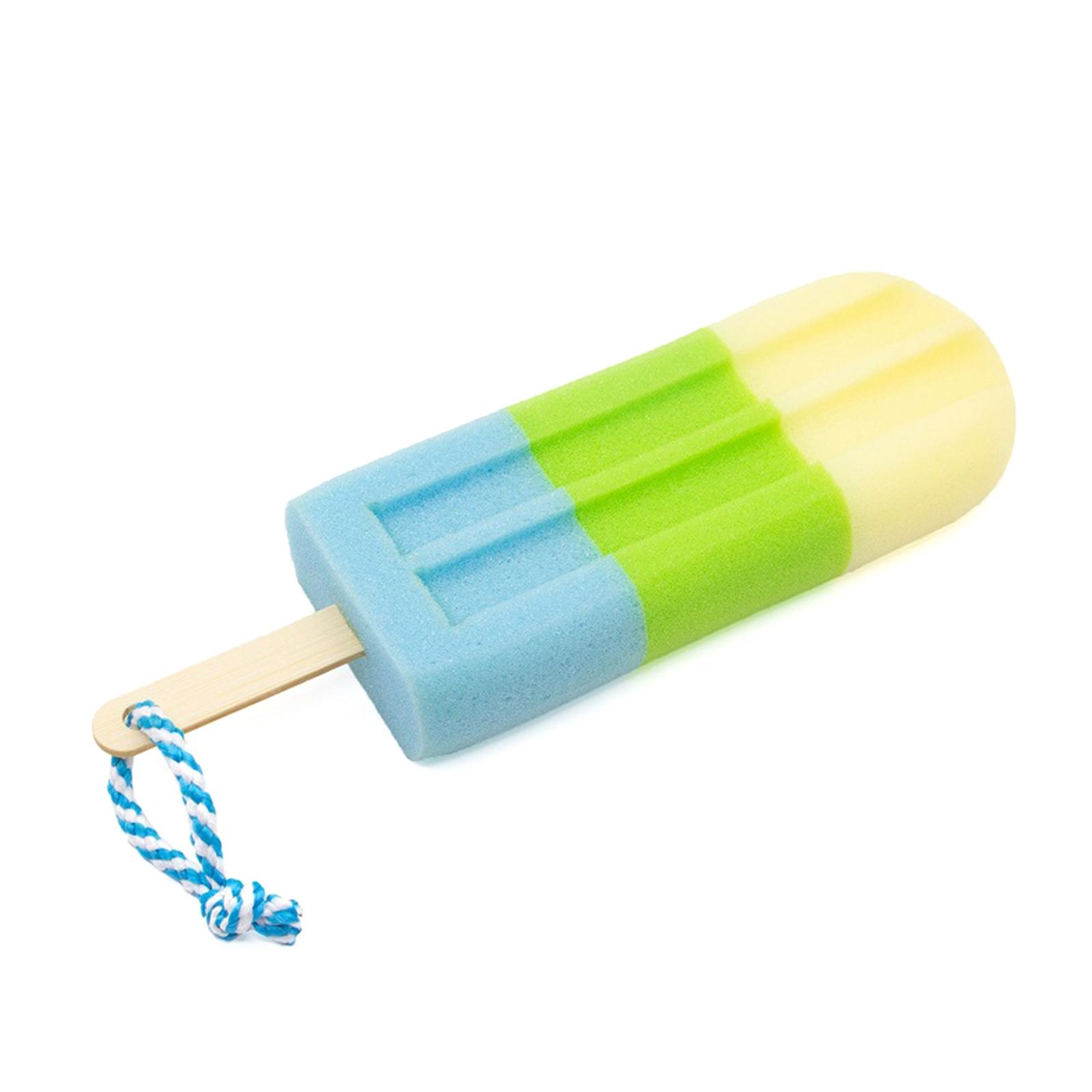 

Красочная губка для мытья стаканов в форме мороженого с мягкой прочной губкой для легкой очистки бутылок и кружек A