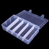 Transparent Tool Storage Box Adjustable Dividers Rectangular Shape Tool Organizer Box Secure Latch Portable