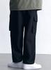 AIRIT Wide Fit Parachute Cargo Pants Am9080 Bk