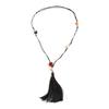 Salircon Bohemia Colorful Resin Acrylic Beads Leather Wax Thread Rope Pendant Choker Necklace for Women 2026 New Fashion Jewelry