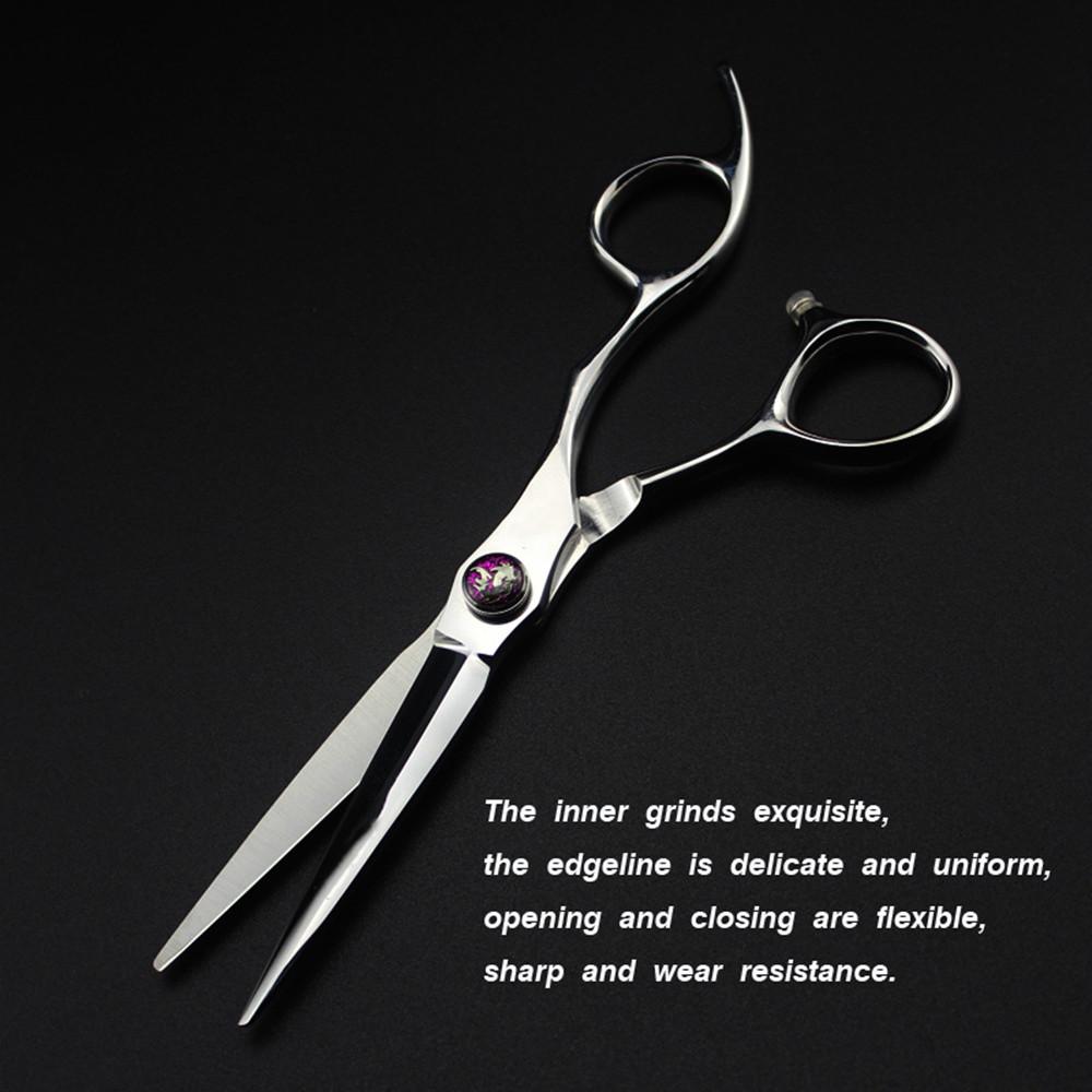 Steel 6 '' Scissor Gem Hair Scissors Haircut Thinning Barber Makas Hair Cutting Shears Hairdresser Scissors