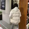 2024 Korean Style Autumn/Winter Down Cotton Vest: Short, Versatile, Sleeveless, Fashionable, and Thickened Outerwear