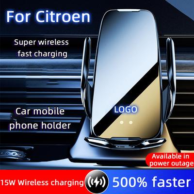 Car Infrared Sensor Holder Mobile Phone Wireless Charger For Citroen C5 AIRCROSS C5X Air Outlet Accessory Auto Interior Supplies