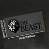 1pc THE BEAST Original Motorcycle Helmet Sticker Waterproof for Motorbike Fuel Tank Fender Car Window Trunk Scooter Vinyl Decals