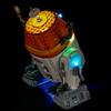 P10102 DIY LED Light Kit For Lego 75416 Chopper (C1-10P)™ Astromech Droid Assembled Building Block Toy Decoration Adjustable Lighting Accessories