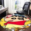 1pc Crayon Shin-chan Office Round Area Rug, Under Office Chairs Bedroom Living Room Home Decor  a1022153