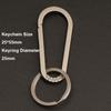 Multifunctional Titanium Alloy Key Rings Real EDC Tool  Male Creativity Gift