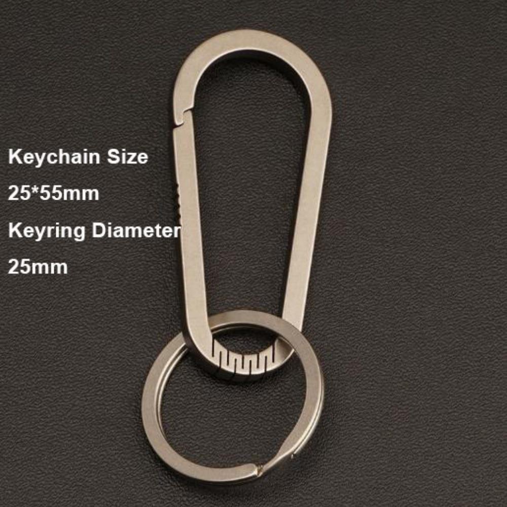 Multifunctional Titanium Alloy Key Rings Real EDC Tool  Male Creativity Gift
