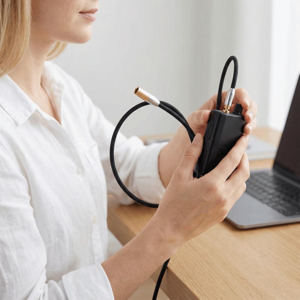 3 Pin Connector Professional Audio Cable 3.5mm to Mini XLR Adapter  Professional Audio