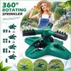 360 Degree Automatic Rotating Lawn Sprinkler Watering System Adjustable Spray Pattern Garden Irrigation Tool Durable Base for Outdoor Use