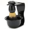 3pcs Shaving Brush Set Beard Shaving Brush Bowl Safety Shaving Stand Kit for Men