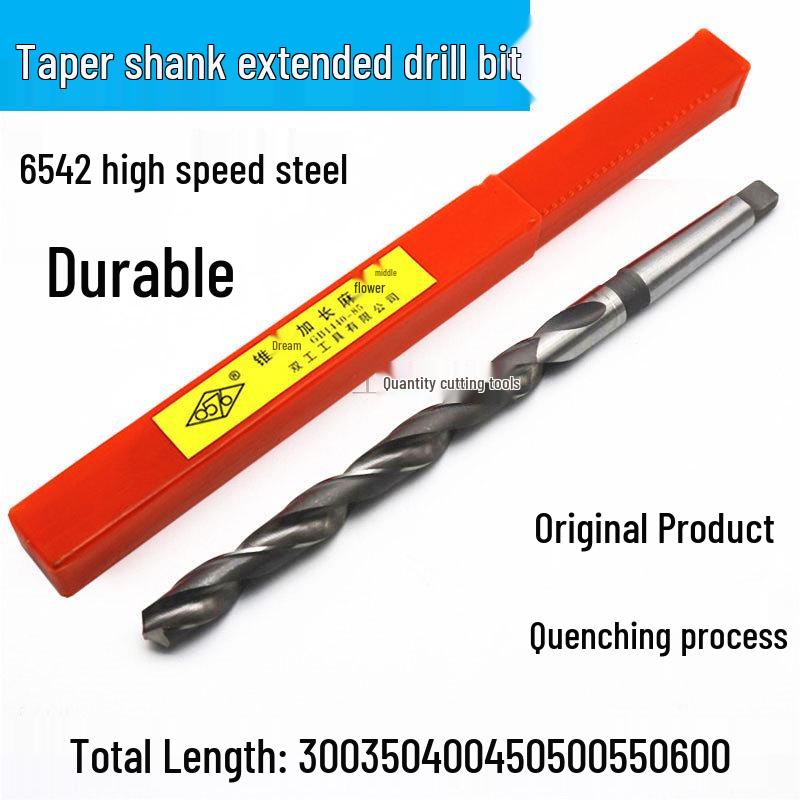 Shanghai Extended Taper Shank Twist Drill Set: Extra Long Countersink Drill Bits (38-43mm)