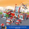 Police Fire Department Building Blocks Set For Kids Diy Construction Toys With Abs Plastic For Children