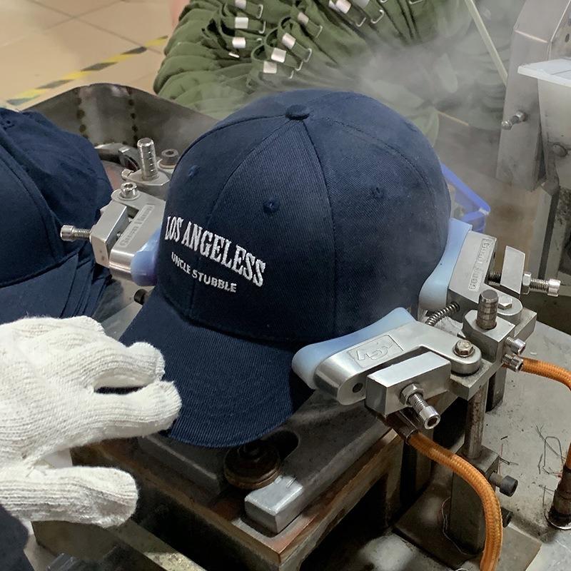 New embroidered large brim cap women's spring and summer versatile baseball cap wide brim sunshade small hat