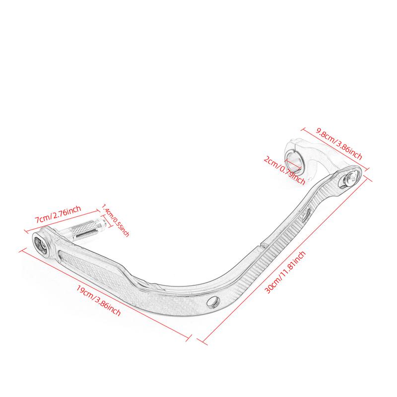 22MM 28MM handlebar dirt bike hand guard aluminium pit dirt bike motorcycle hand protector for husqvarna motocross handguard
