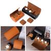 Leather Watch Storage Box Dust-Proof Organizer 1/2/3 Slot Watch Case Portable Watch Roll Travel Cases for Travel Men