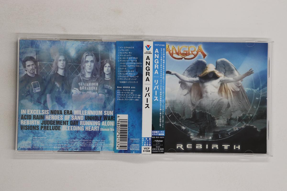 

CD ANGRA - Rebirth VICP61568 VICTOR 2001 Japan Obi Metal Used