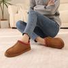 Fashion Shevalues Winter Women Fuzzy Slippers Classic Brand Snow Boots Outdoor Antiskid Suede Plush Slippers Indoor House Fur Slippers