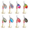 16pcs Metal Spinner Bait Fishing Lure Artificial SpinnerBait For Pike Bass Trout Fishing With Fishing Bag