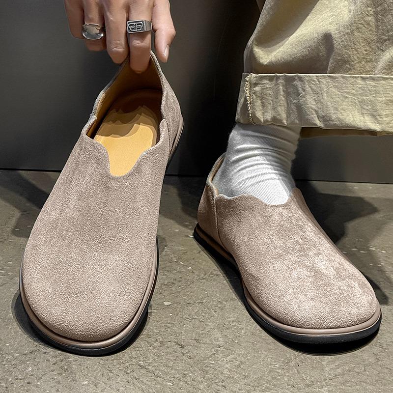 Fashion Retro Round Toe Casual Flats for Women High-quality Faux Suede Designer Shoes Comfortable Soft Soled Loafers Zapatos De Mujer