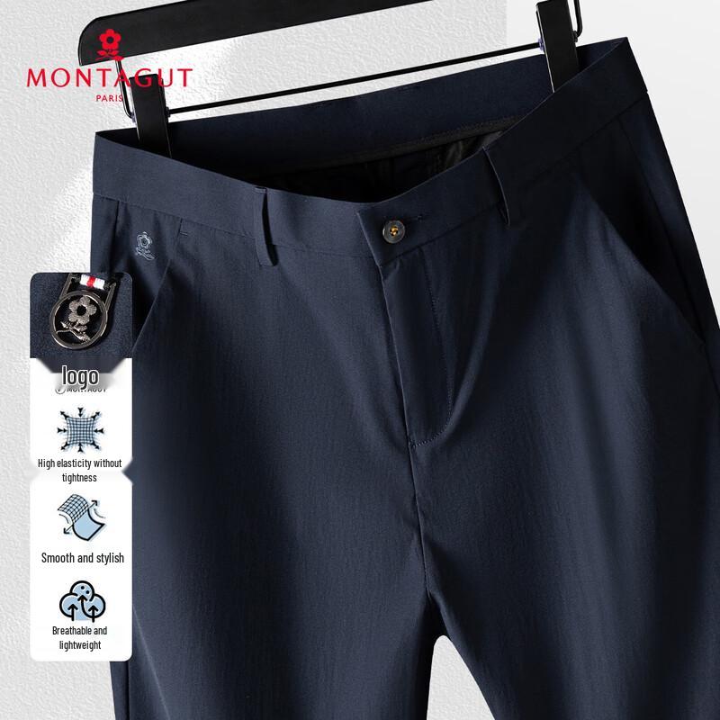 

MONTAGUT Men s Comfort Stretch Casual Pants 33